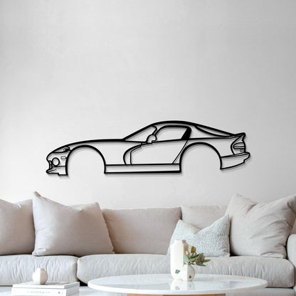 1997 Viper GTS Metal Car Wall Art