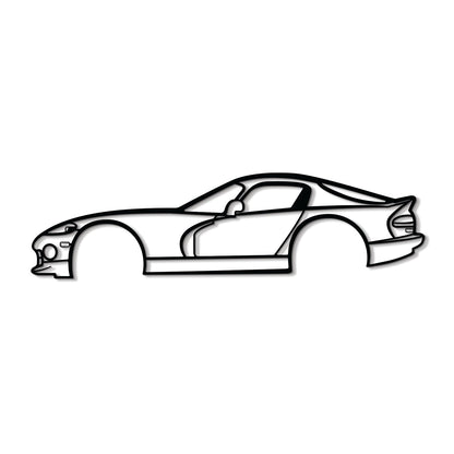 1997 Viper GTS Metal Car Wall Art