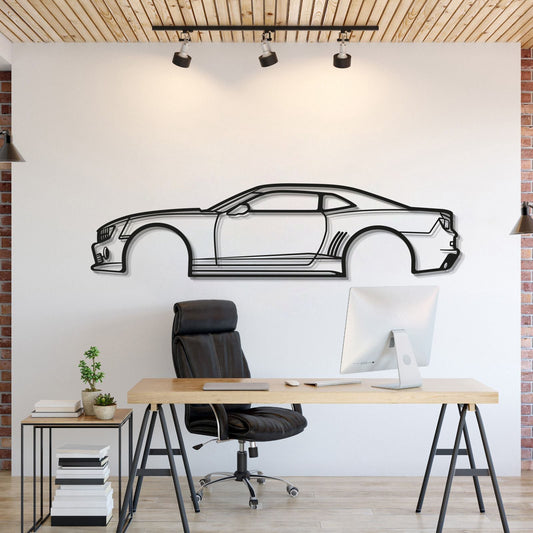 2010 Camaro Metal Car Wall Art