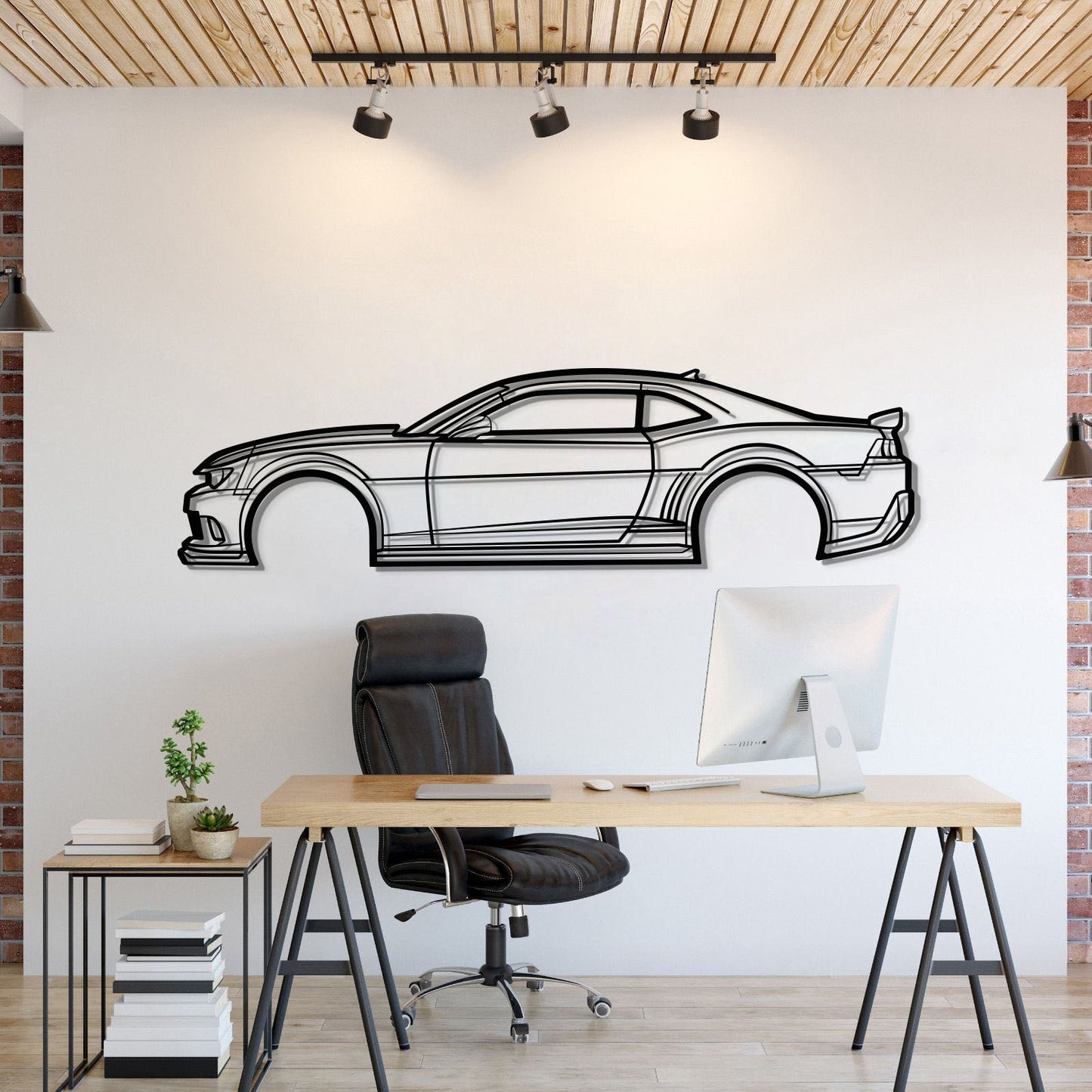 2014 Camaro Z28 Metal Car Wall Art