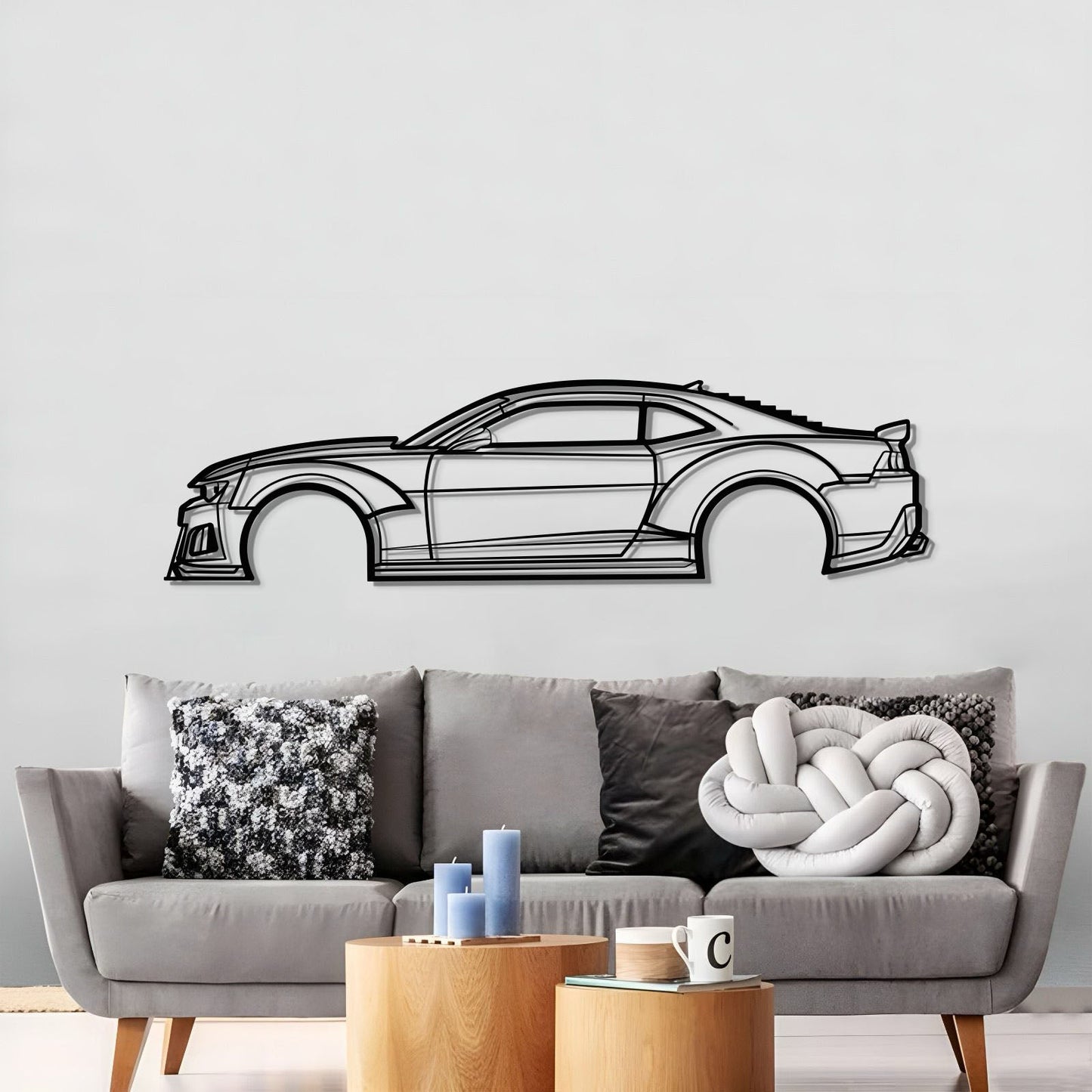 2014 Camaro Z28 Widebody Metal Car Wall Art
