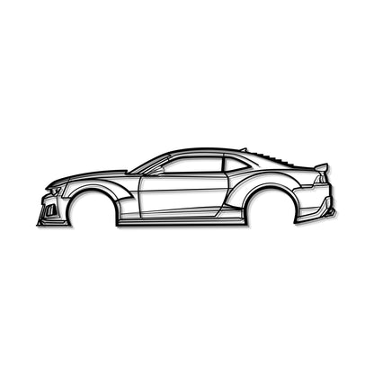 2014 Camaro Z28 Widebody Metal Car Wall Art