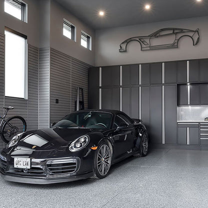 2015 Corvette Z51 Metal Car Wall Art