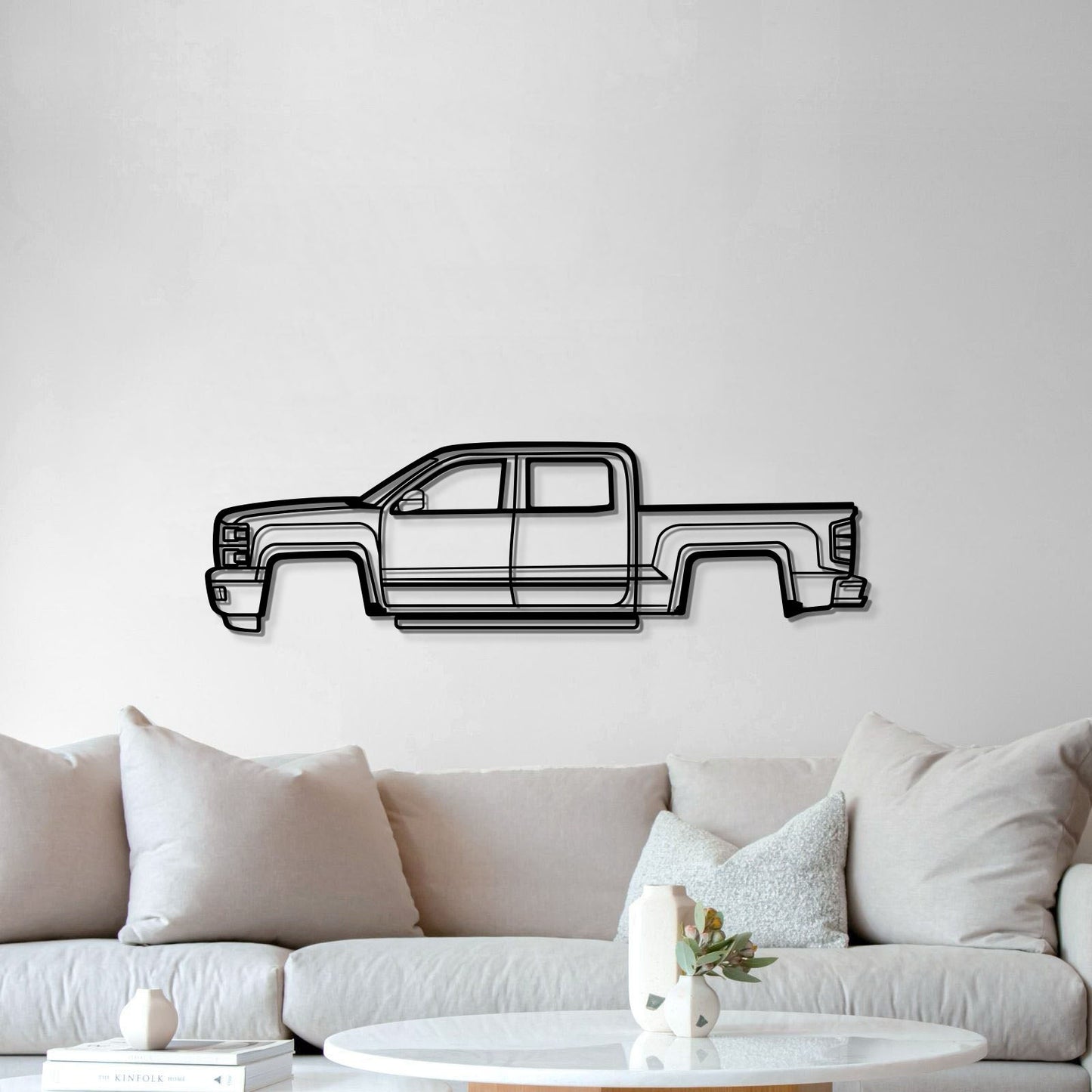 2015 Silverado 1500 Metal Car Wall Art