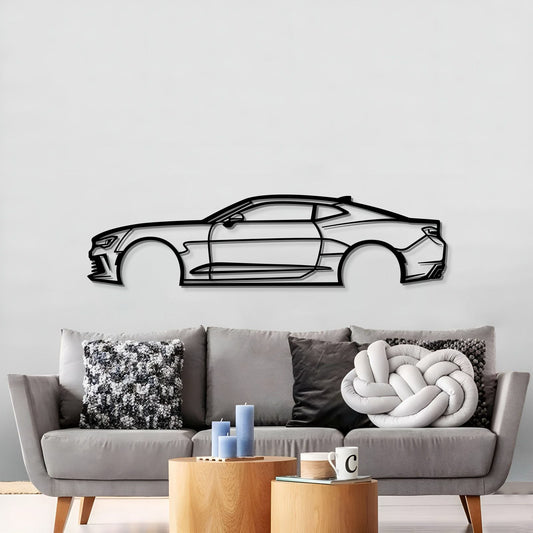 2016 Camaro Metal Car Wall Art