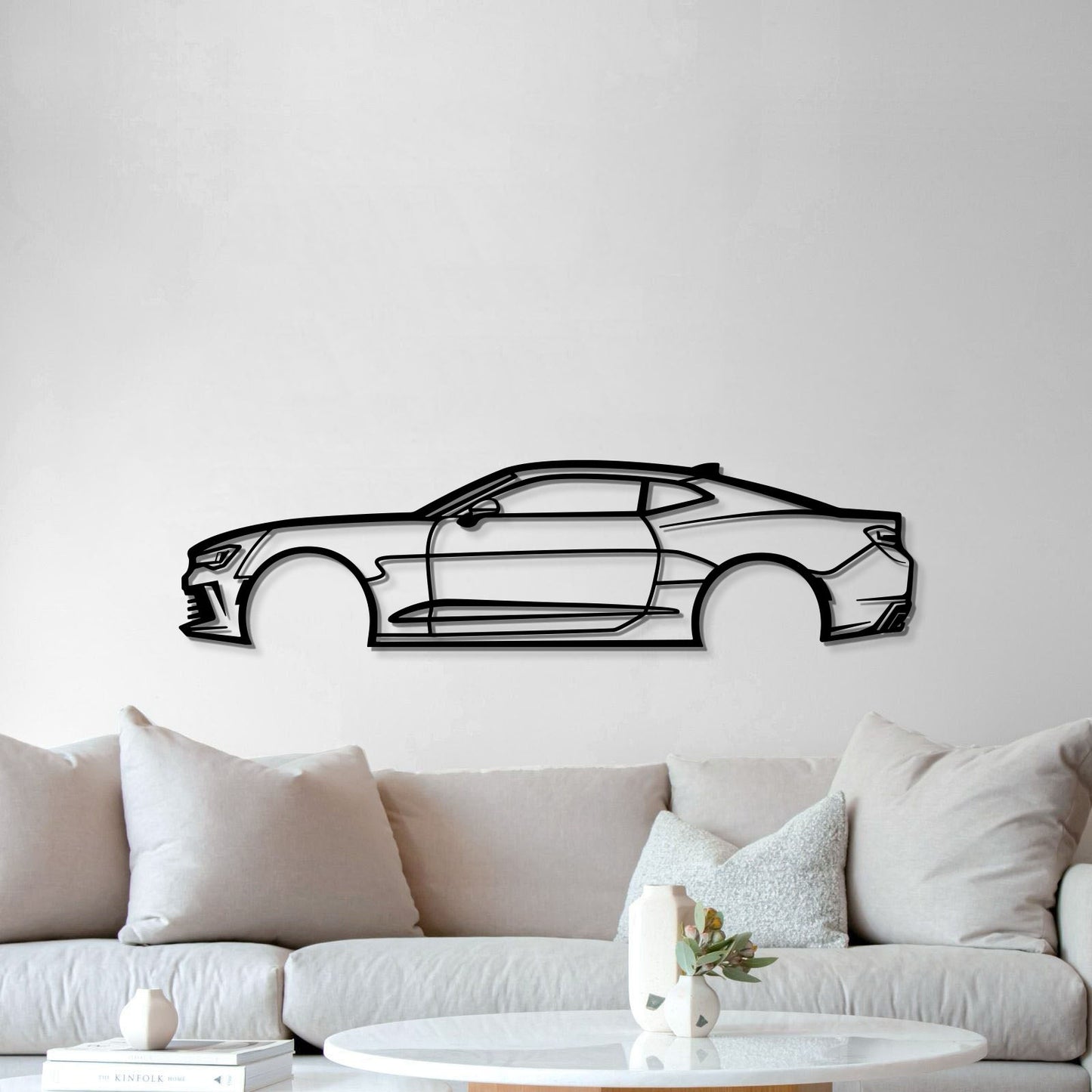 2016 Camaro Metal Car Wall Art