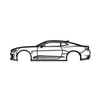 2016 Camaro Metal Car Wall Art