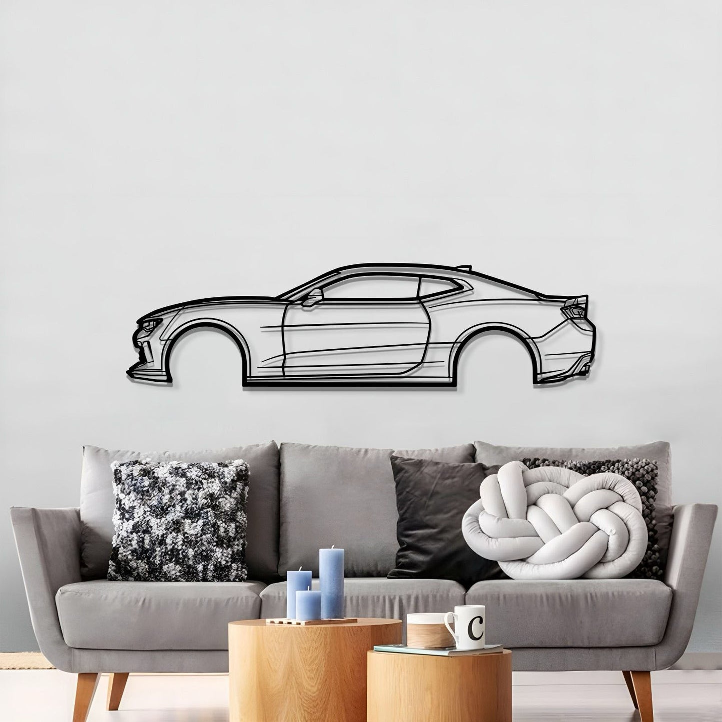 2017 Camaro SS 1LE Metal Car Wall Art