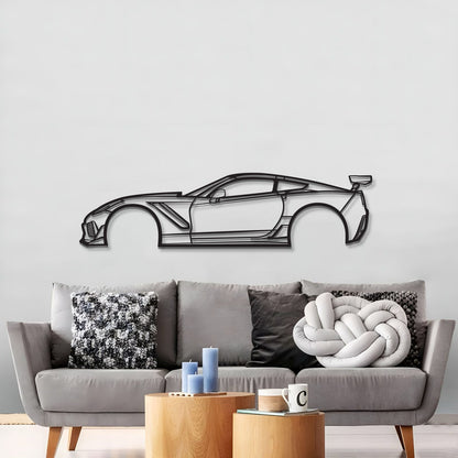 2019 Corvette ZR1 3ZR Metal Car Wall Art
