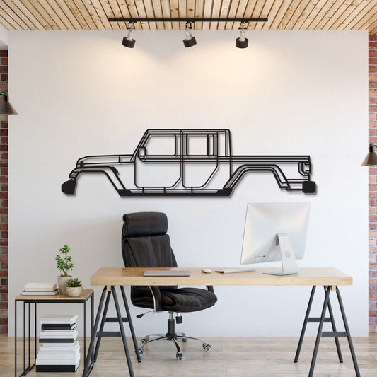 2020 Gladiator JT Metal Car Wall Art