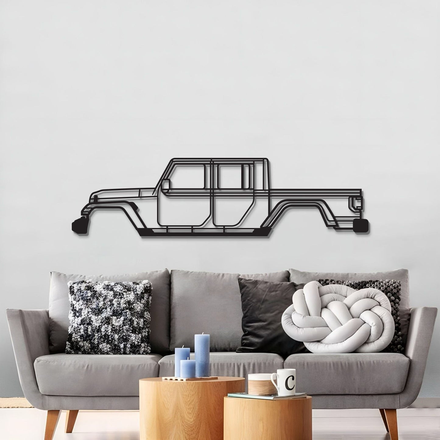 2020 Gladiator JT Metal Car Wall Art