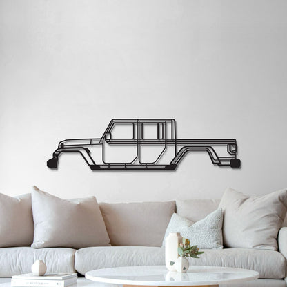2020 Gladiator JT Metal Car Wall Art