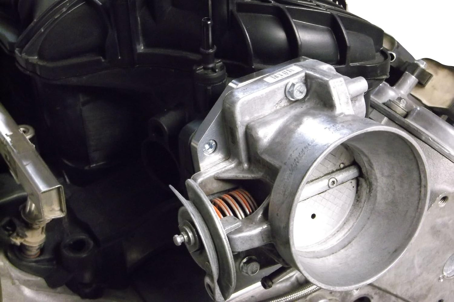 ICT Billet LS Throttle Body Adapter 4 Bolt intake to 3 Bolt TB 551511XG