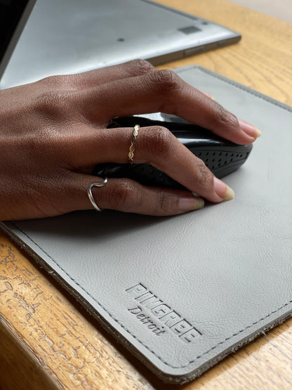 Motor City Leather Pad (Mouse Pad and Tray Insert) | Detroit Rod and Custom