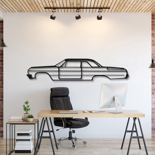 Impala Metal Car Wall Art