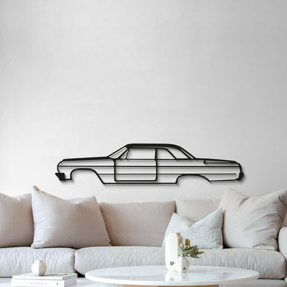Impala Metal Car Wall Art