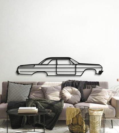 Impala Metal Car Wall Art