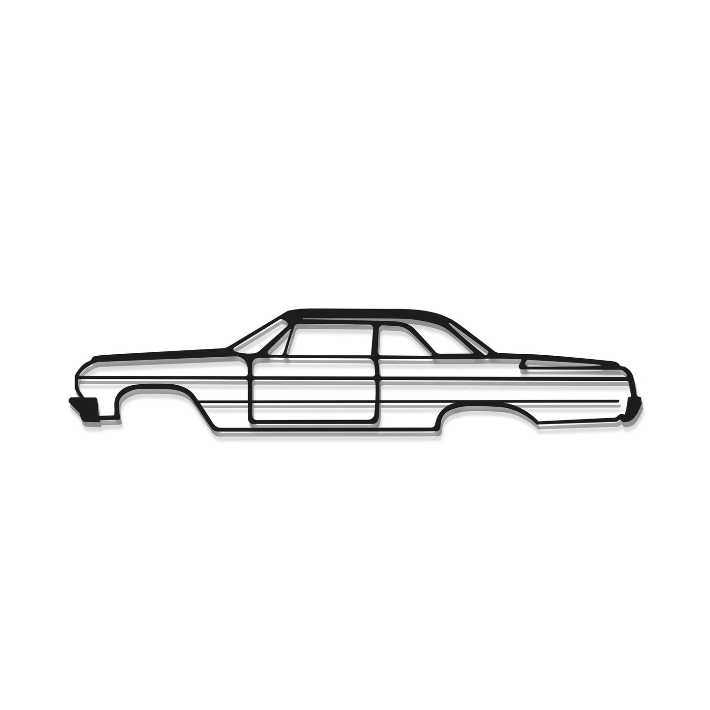 Impala Metal Car Wall Art