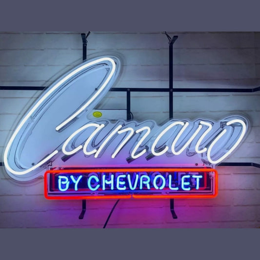 Camaro by Chevrolet Neon Sign | Detroit Rod and Custom