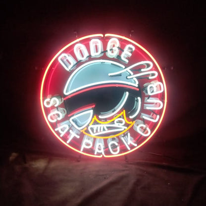 Dodge Scat Pack Club Neon Sign | Detroit Rod and Custom