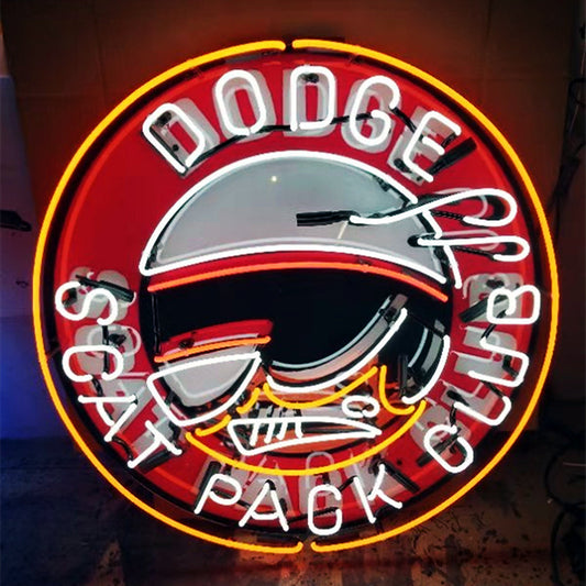 Dodge Scat Pack Club Neon Sign | Detroit Rod and Custom