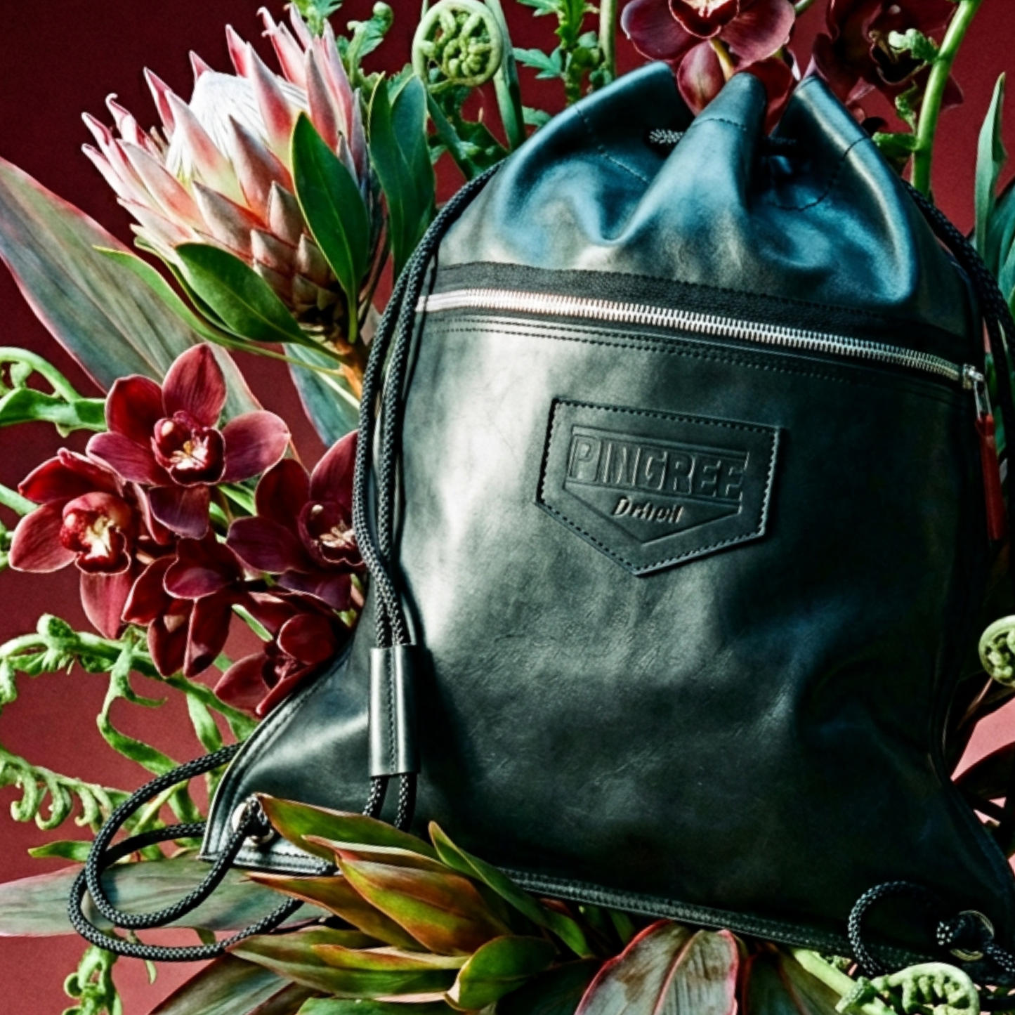 Detroit Drawstring Backpack (Made to Order) | Detroit Rod and Custom