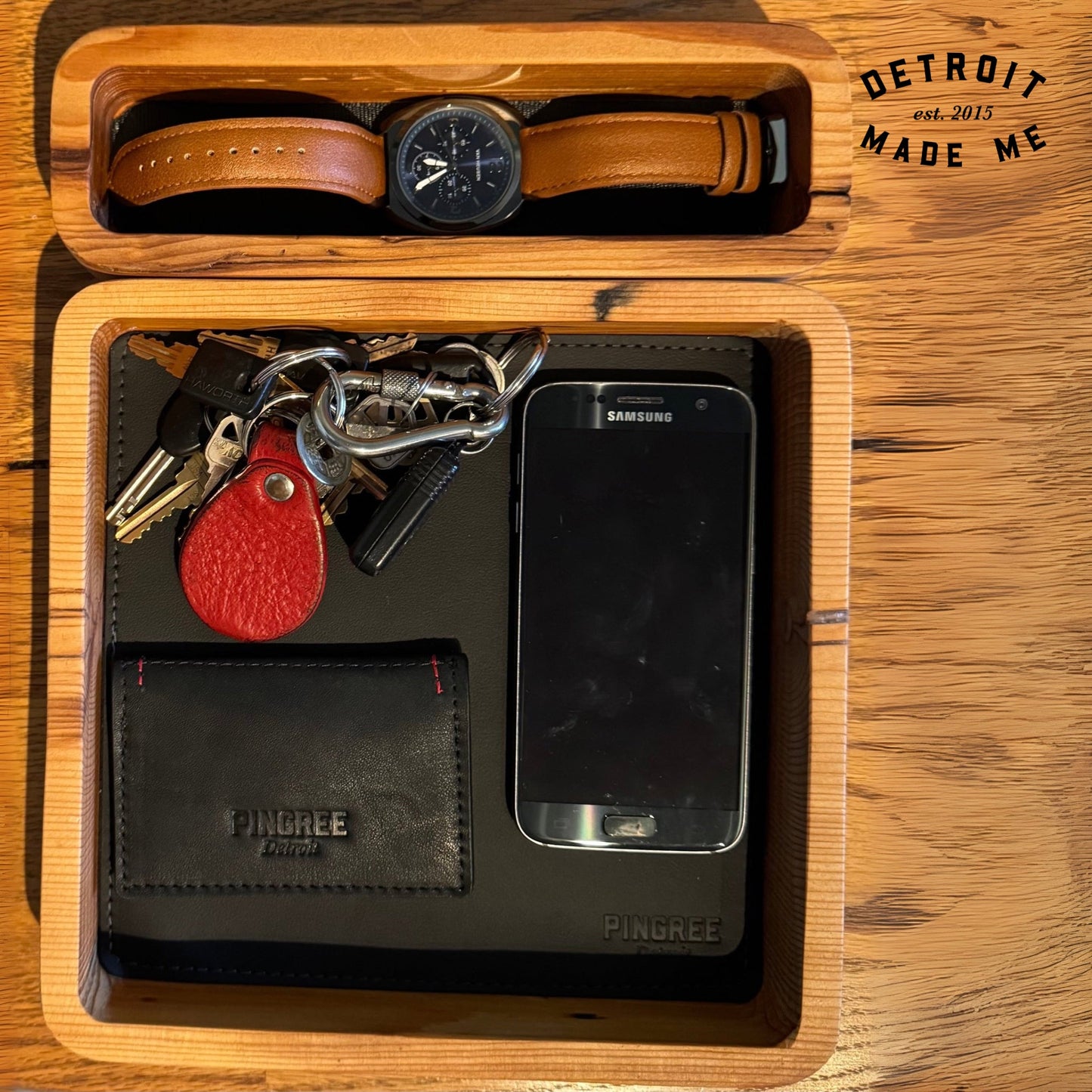 Motor City Leather Pad (Mouse Pad and Tray Insert) | Detroit Rod and Custom