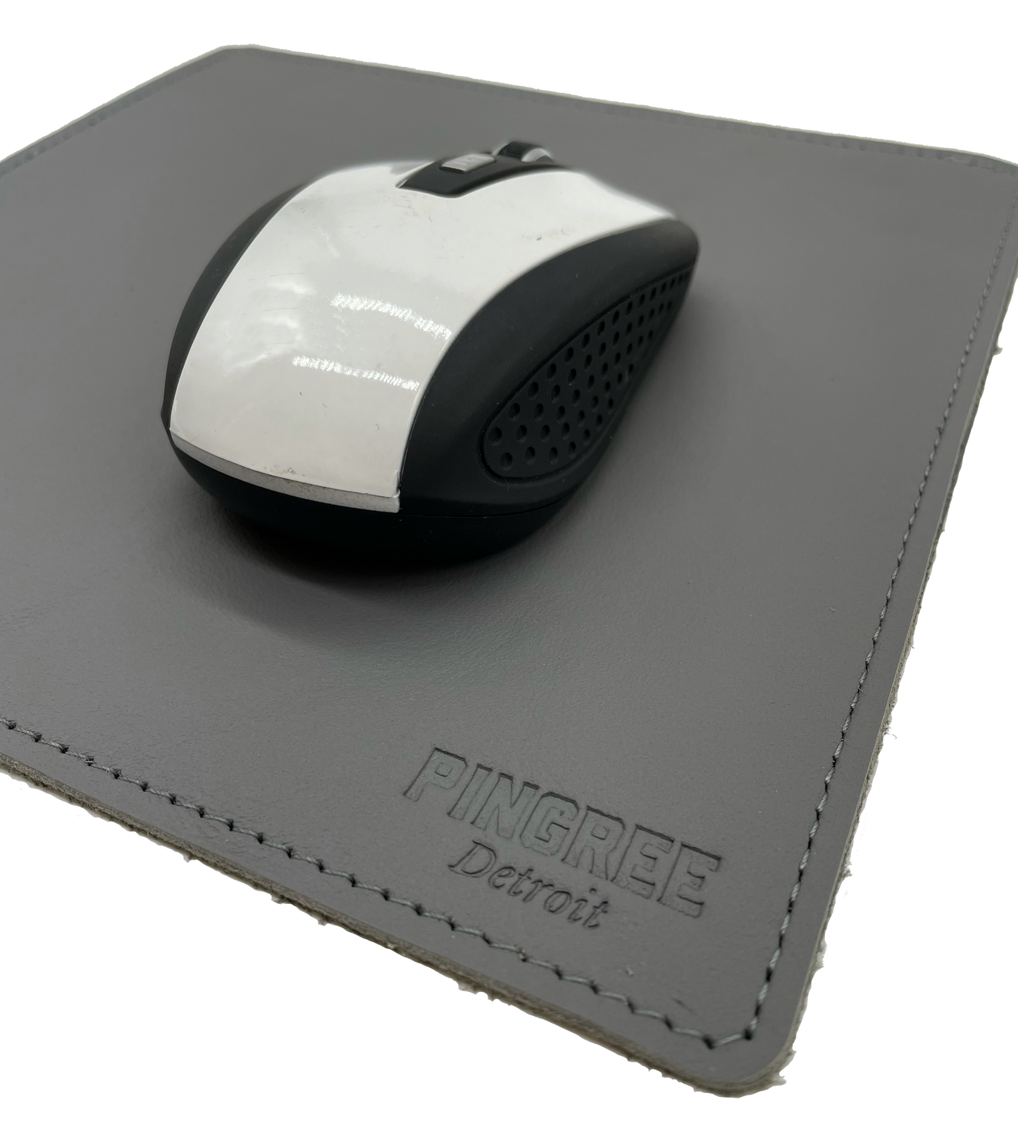 Motor City Leather Pad (Mouse Pad and Tray Insert) | Detroit Rod and Custom