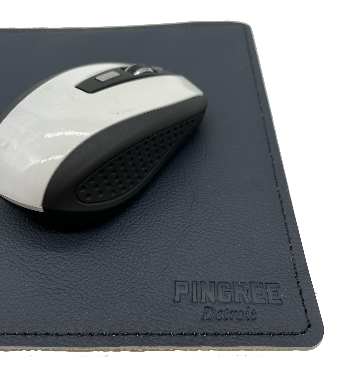 Motor City Leather Pad (Mouse Pad and Tray Insert) | Detroit Rod and Custom