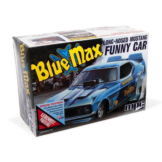 MPC Model Kit "Blue Max" Long Nose Mustang Funny Car 1/25 Scale Model Car