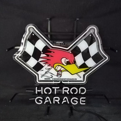 Mr. Horsepower Hot Rod Garage Neon Sign | Detroit Rod and Custom