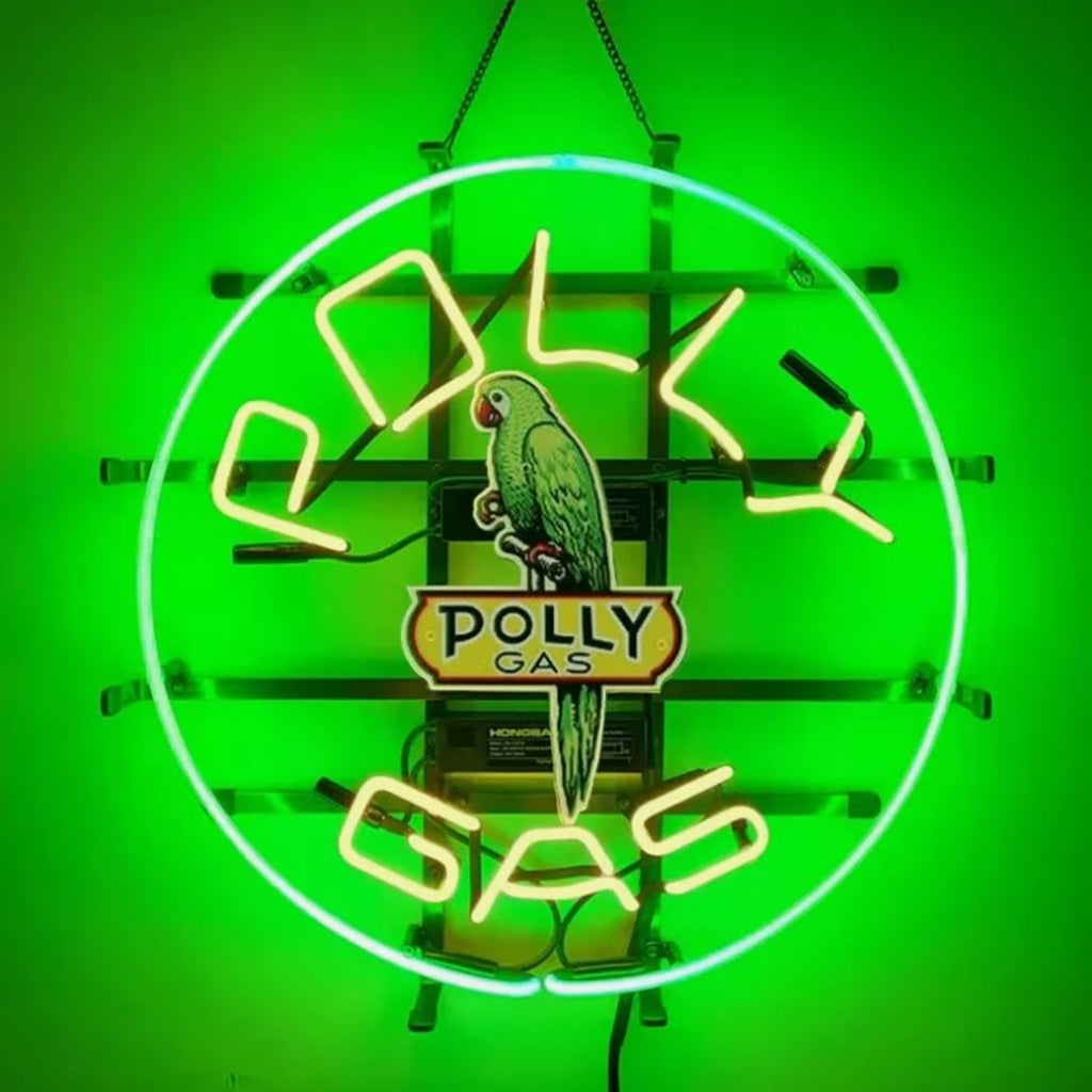 Polly Gas Parrot Neon Sign | Detroit Rod and Custom