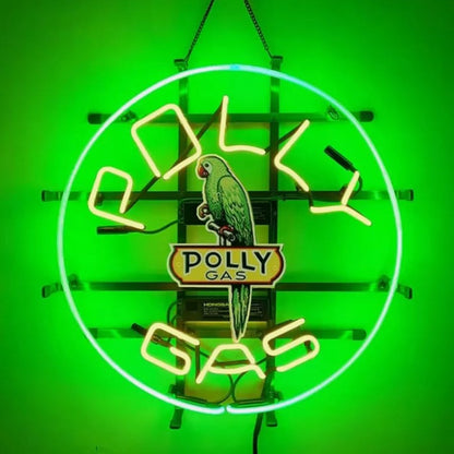 Polly Gas Parrot Neon Sign | Detroit Rod and Custom