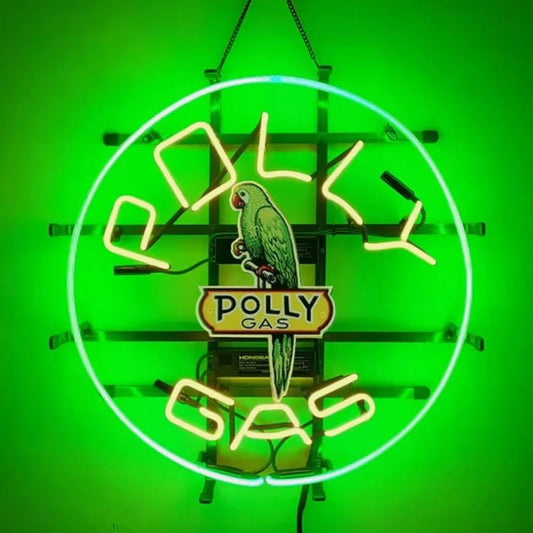 Polly Gas Parrot Neon Sign | Detroit Rod and Custom