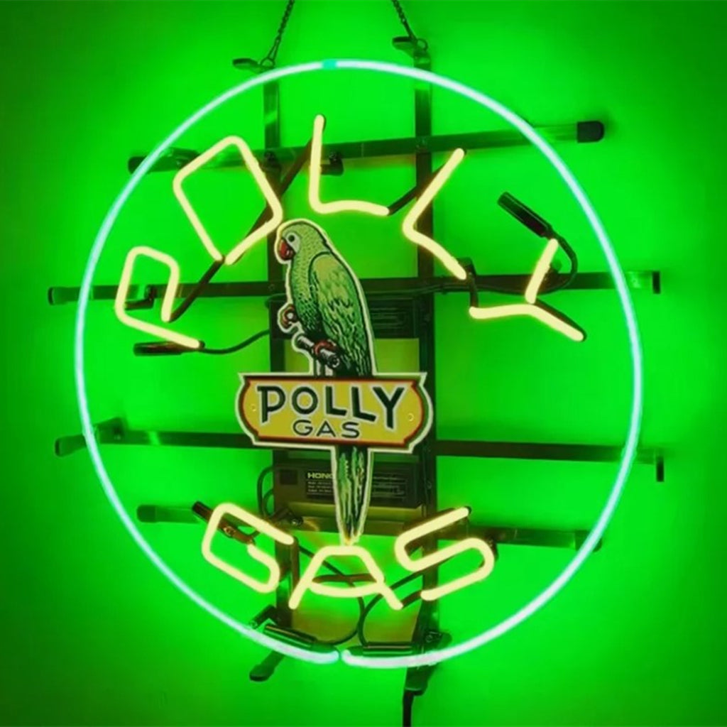 Polly Gas Parrot Neon Sign | Detroit Rod and Custom