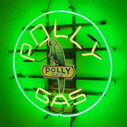 Polly Gas Parrot Neon Sign | Detroit Rod and Custom
