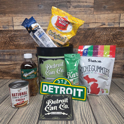 The Detroit Vintage Can Collection, sealed Detroit Can Company gift can