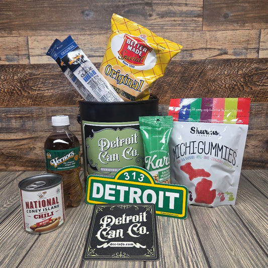 The Detroit Vintage Can Collection, sealed Detroit Can Company gift can