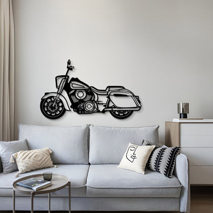 2022 Indian Springfield Dark Horse Metal Motorcycle Wall Art
