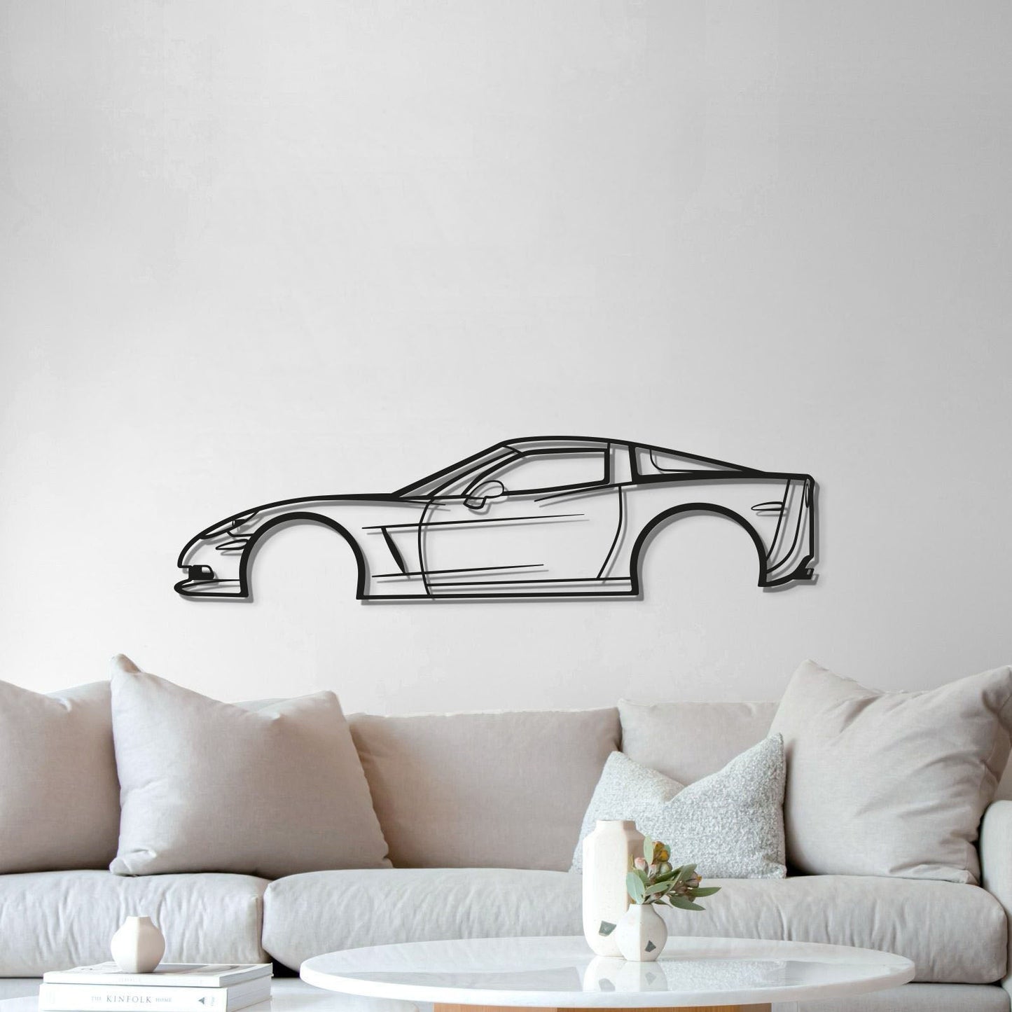 2007 Corvette Z06 Metal Car Wall Art