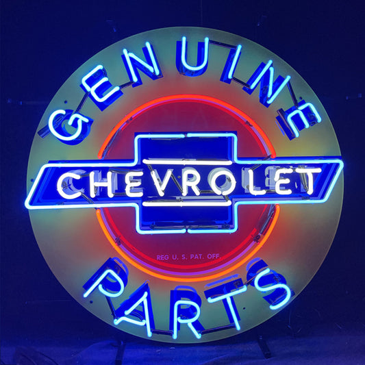 Genuine Chevrolet Parts Neon Sign | Detroit Rod and Custom