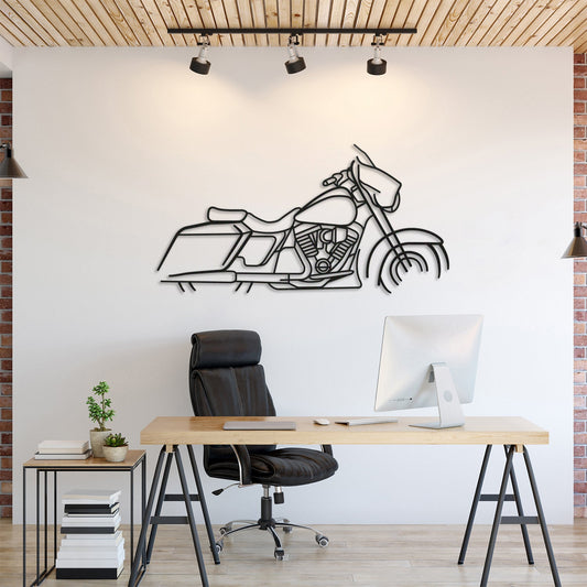 Harley Davidson Street Glide Metal Motorcycle Wall Art