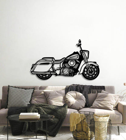 2022 Indian Springfield Dark Horse Metal Motorcycle Wall Art