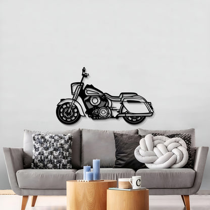 2022 Indian Springfield Dark Horse Metal Motorcycle Wall Art