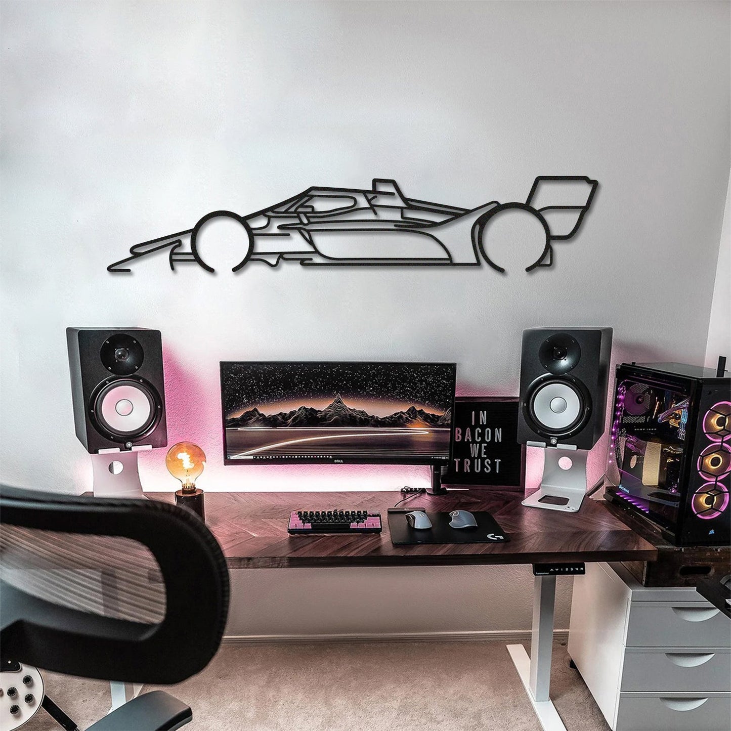 2022 Indy Car Classic Metal Car Wall Art