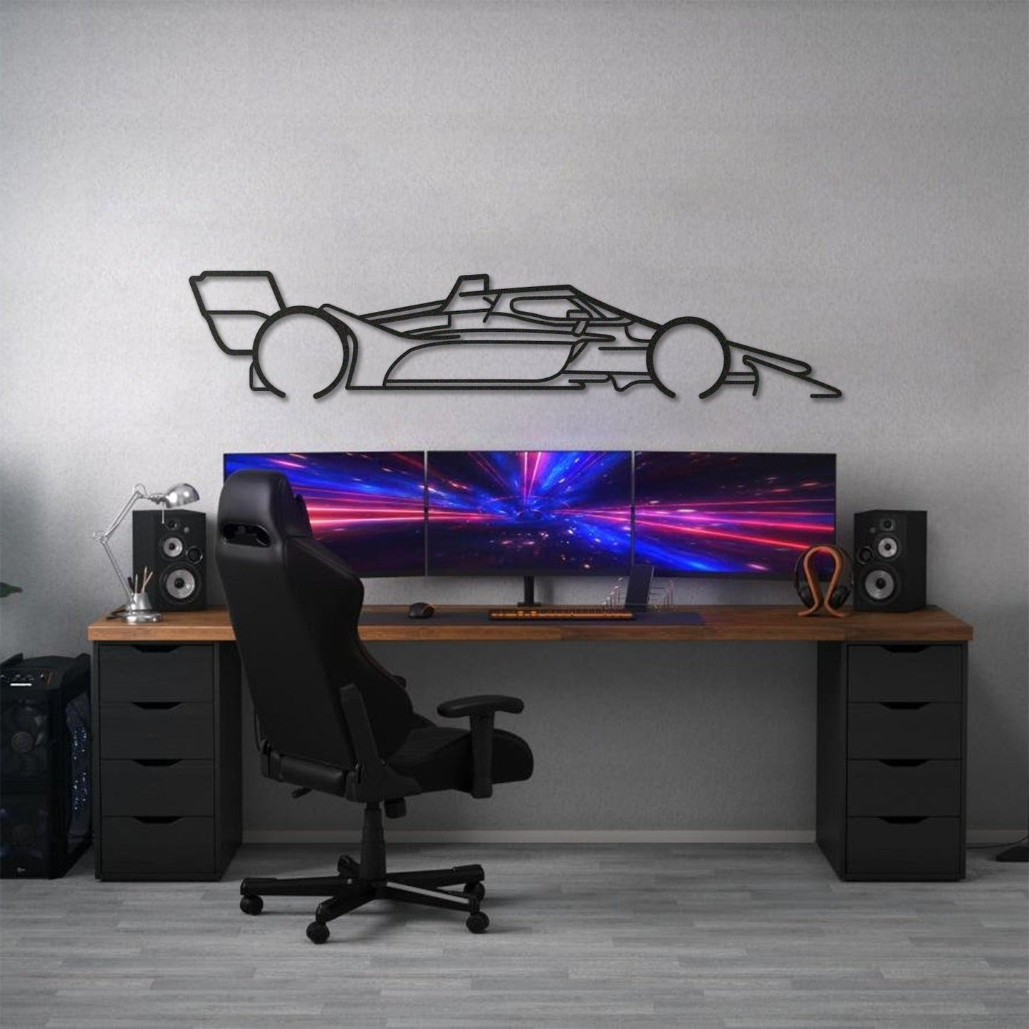 2022 Indy Car Classic Metal Car Wall Art