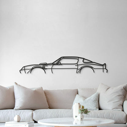 1977 Trans Am Classic Metal Car Wall Art