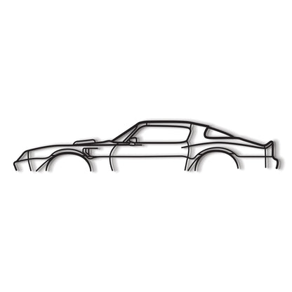 1977 Trans Am Classic Metal Car Wall Art