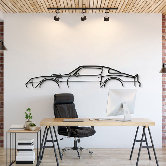 1977 Trans Am Classic Metal Car Wall Art