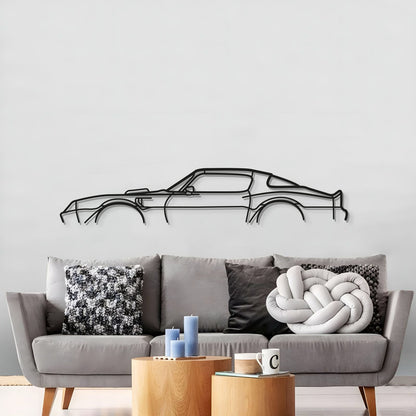 1977 Trans Am Classic Metal Car Wall Art